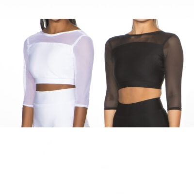 Lycra/Mesh Bra Tops